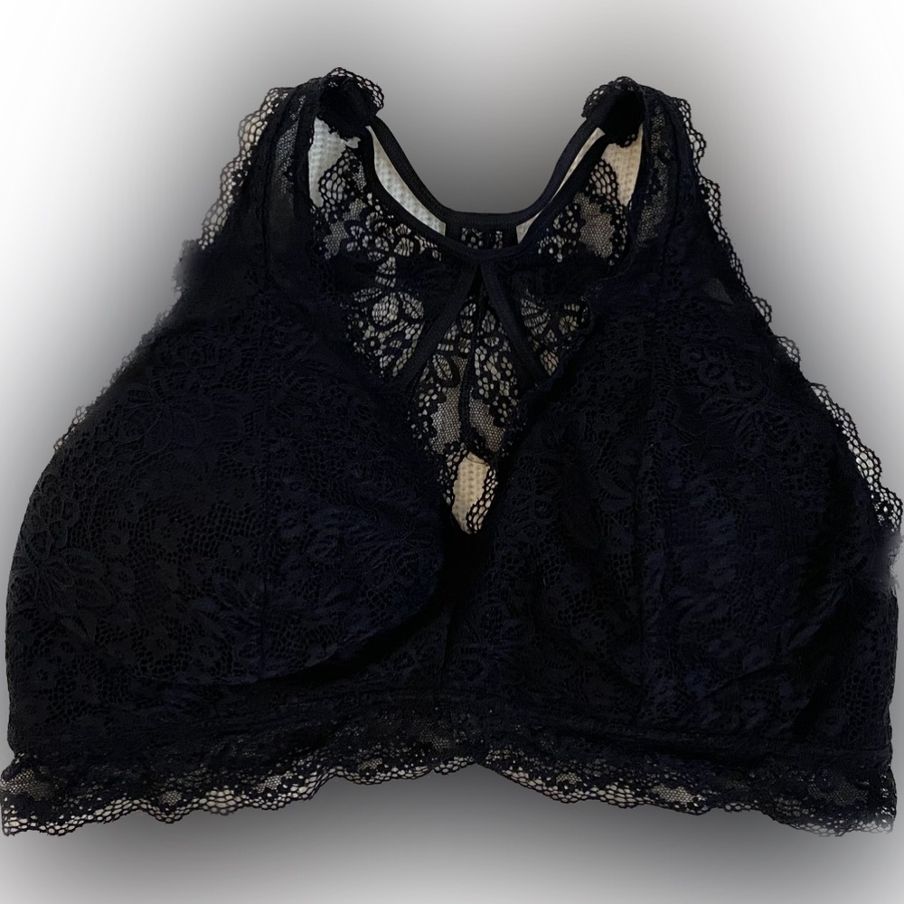 Maurices Black Lace Bralette